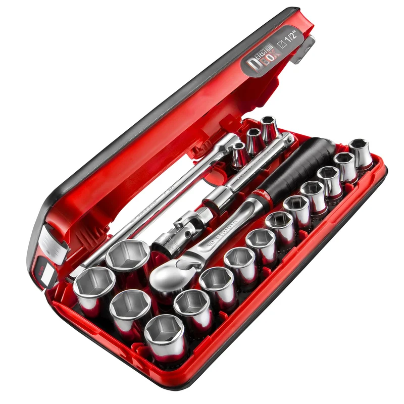 [SL.DBOX1] Coffret DBOX douilles 1/2" 6 pans métriques - SL.DBOX1