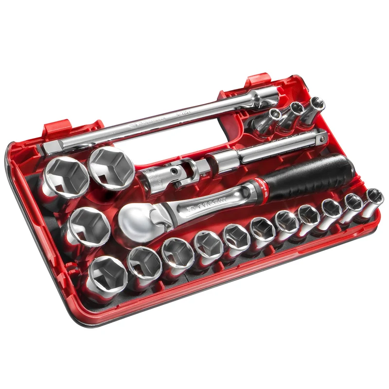 [SL.DBOX1] Coffret DBOX douilles 1/2" 6 pans métriques - SL.DBOX1