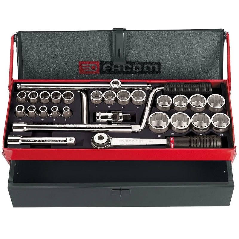 [S.442EP] Coffret douille ½ 12 pans mm