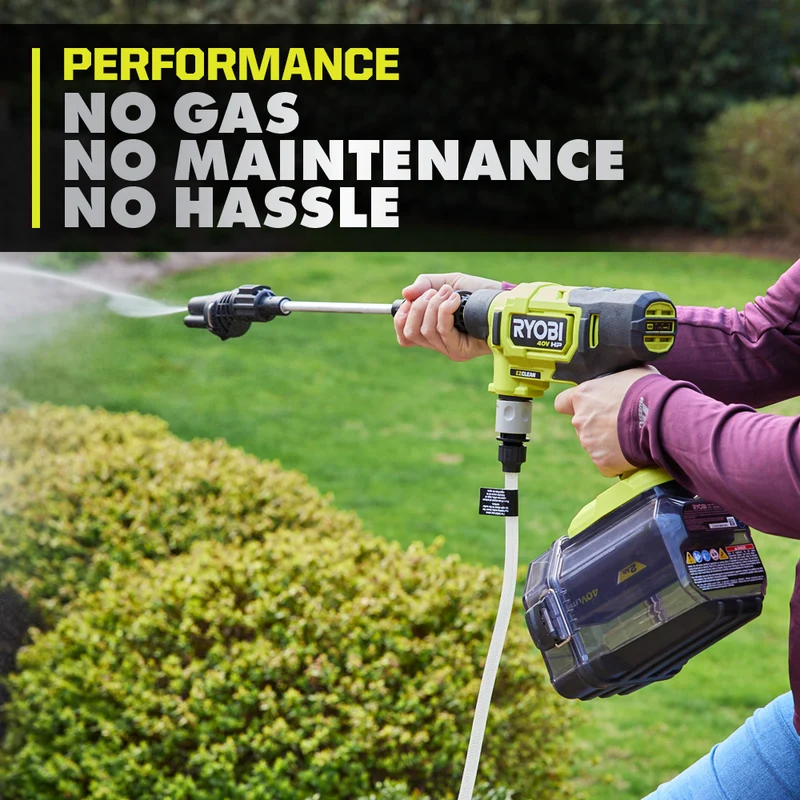 40V HP Brushless 600 PSI Power Cleaner