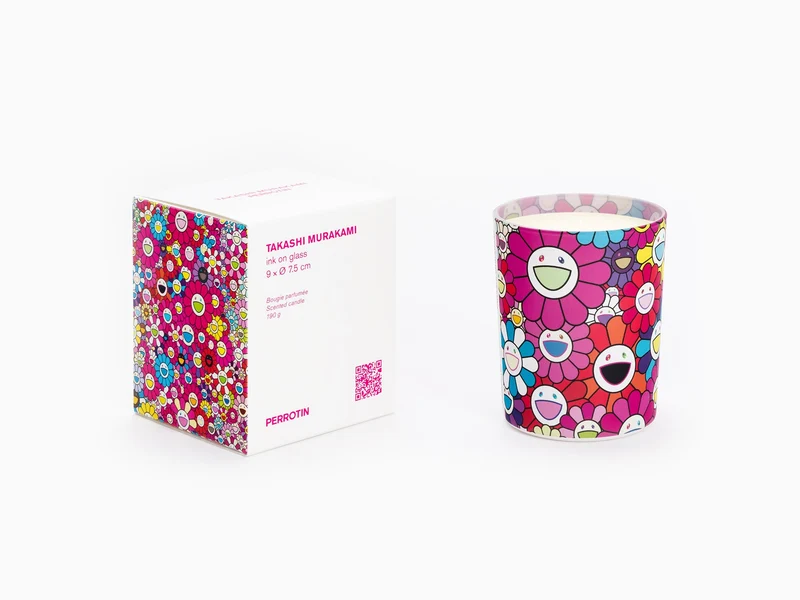 Perrotin x Takashi Murakami - Bougie (rose)