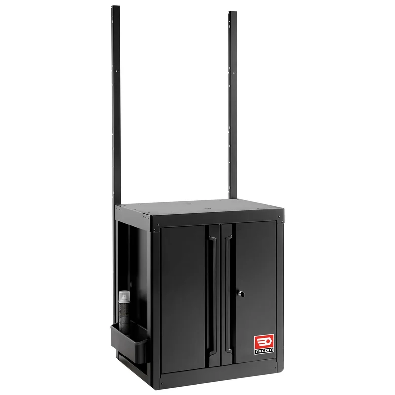 [RWS2-MBSPPBS] Meuble bas 2 portes - noir - RWS2