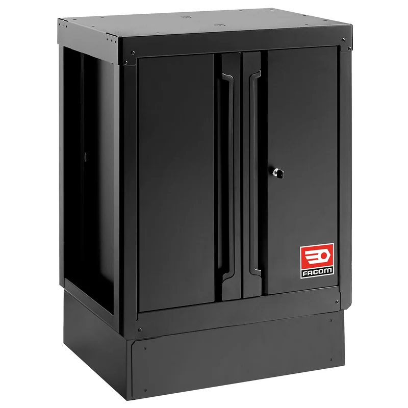 [RWS2-MBSPPBS] Meuble bas 2 portes - noir - RWS2