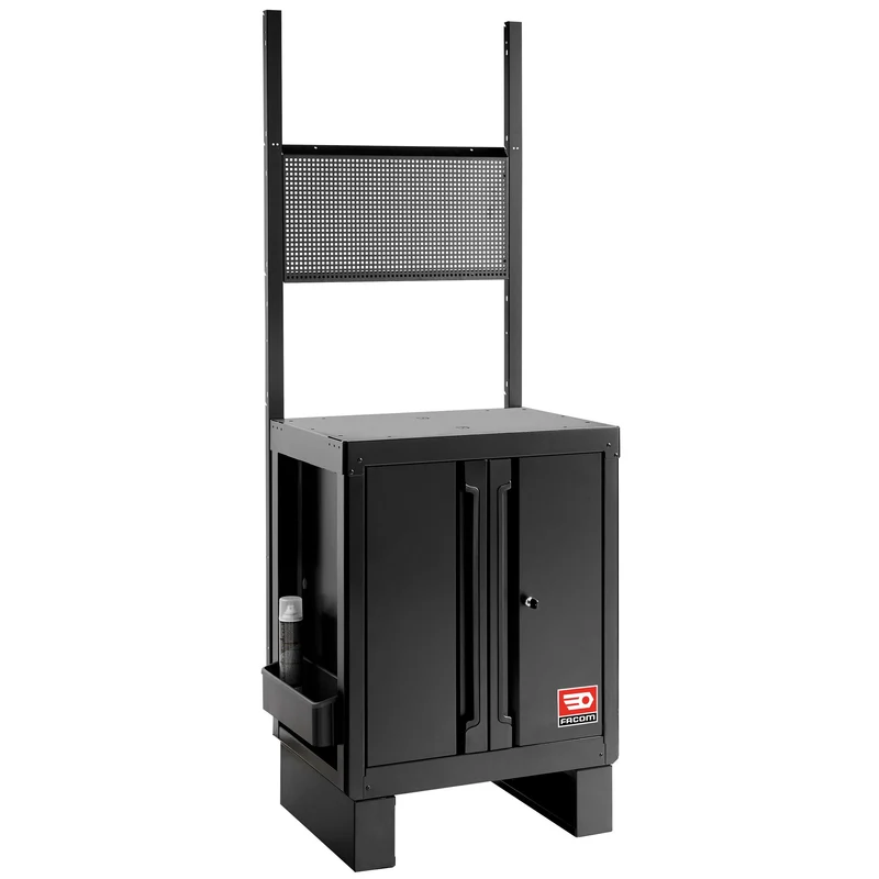 [RWS2-MBSPPBS] Meuble bas 2 portes - noir - RWS2