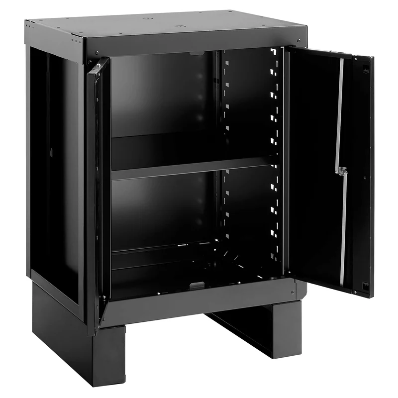 [RWS2-MBSPPBS] Meuble bas 2 portes - noir - RWS2