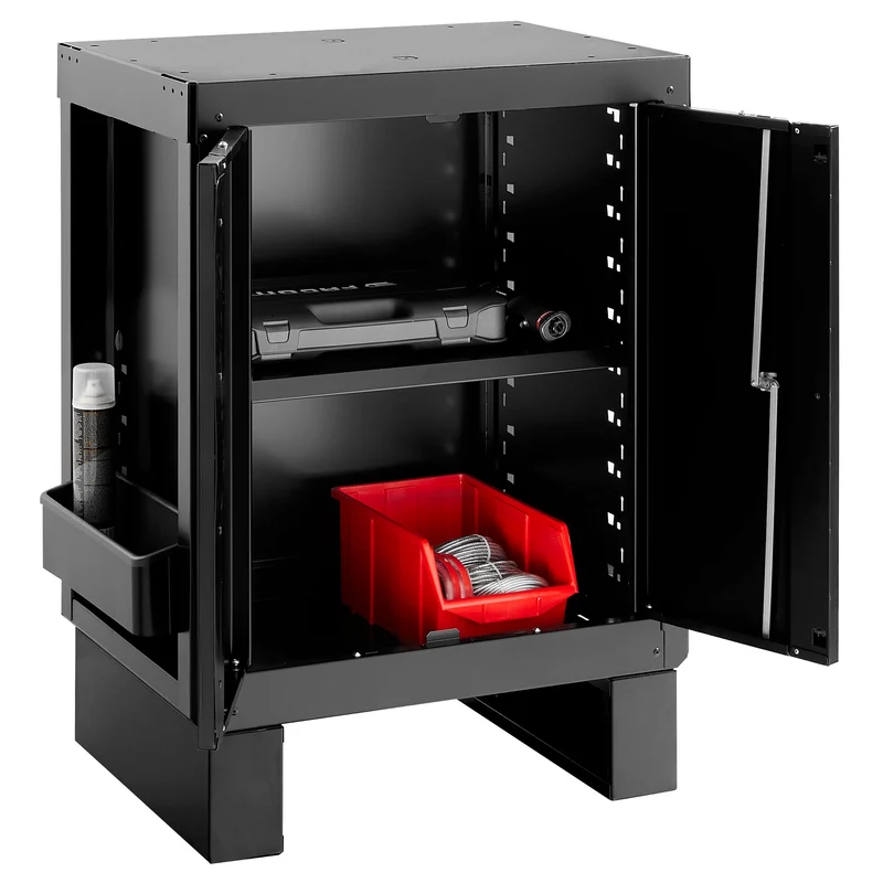 [RWS2-MBSPPBS] Meuble bas 2 portes - noir - RWS2
