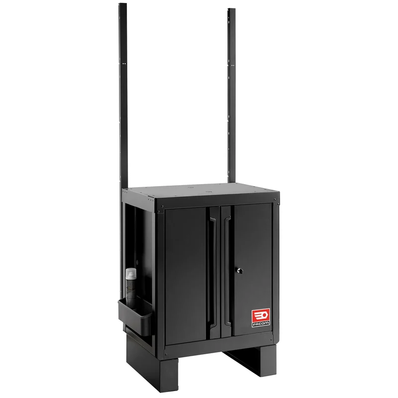 [RWS2-MBSPPBS] Meuble bas 2 portes - noir - RWS2