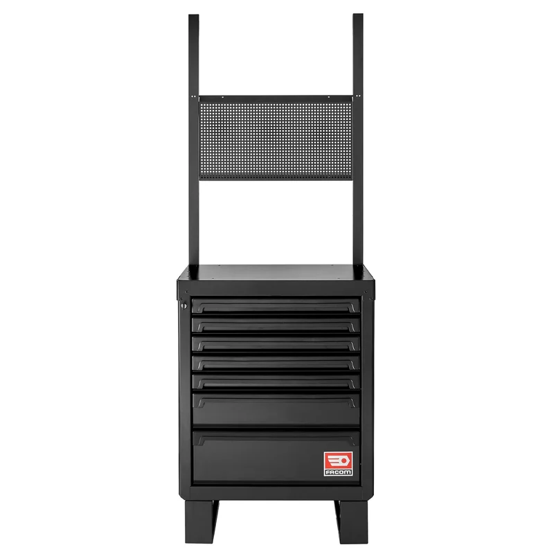 [RWS2-MBS7TBS] Meuble bas 7 tiroirs - noir - RWS2