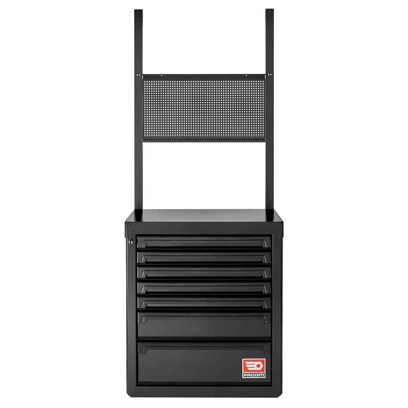 [RWS2-MBS7TBS] Meuble bas 7 tiroirs - noir - RWS2