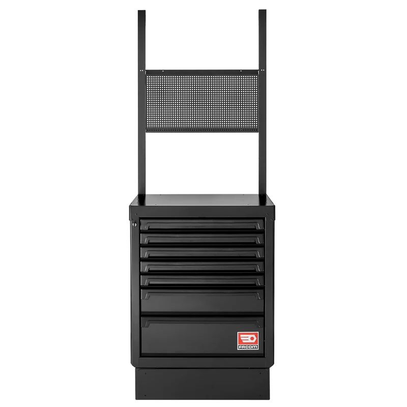 [RWS2-MBS7TBS] Meuble bas 7 tiroirs - noir - RWS2