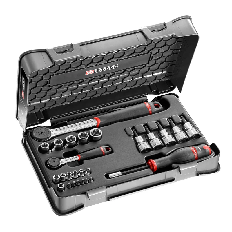 [RSX.427AP] Coffret douilles Torx, 26 pièces, de 1/4" - 1/2"