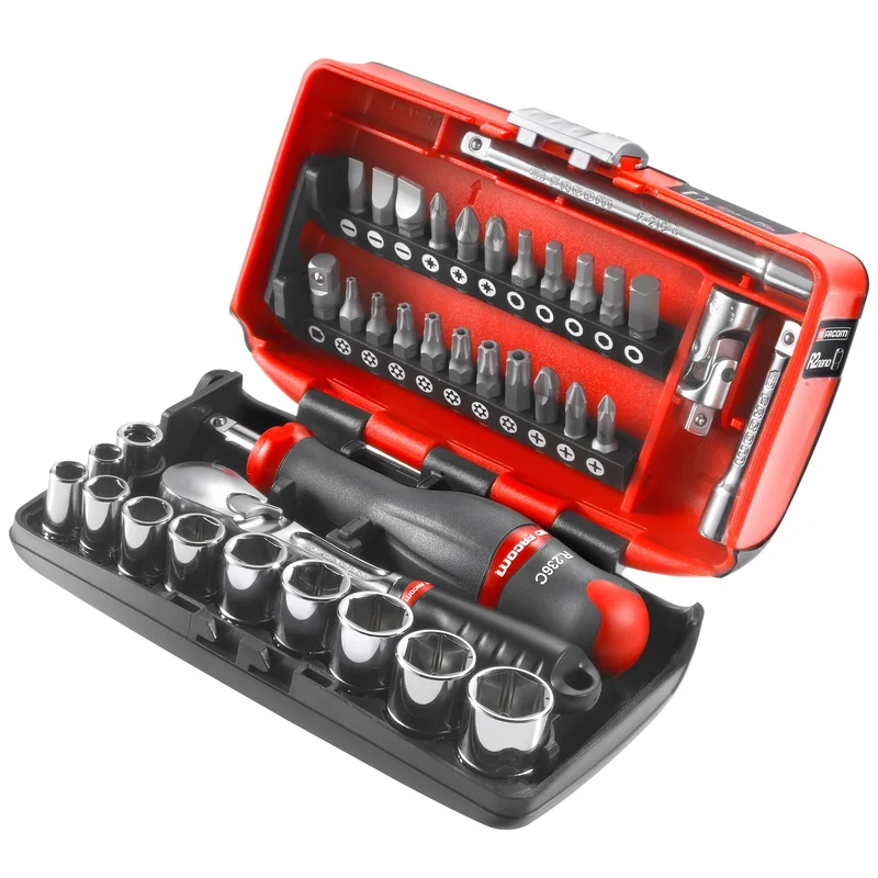[RL.NANO1PB] Coffret douilles, 6 pans métriques, 1/4"
