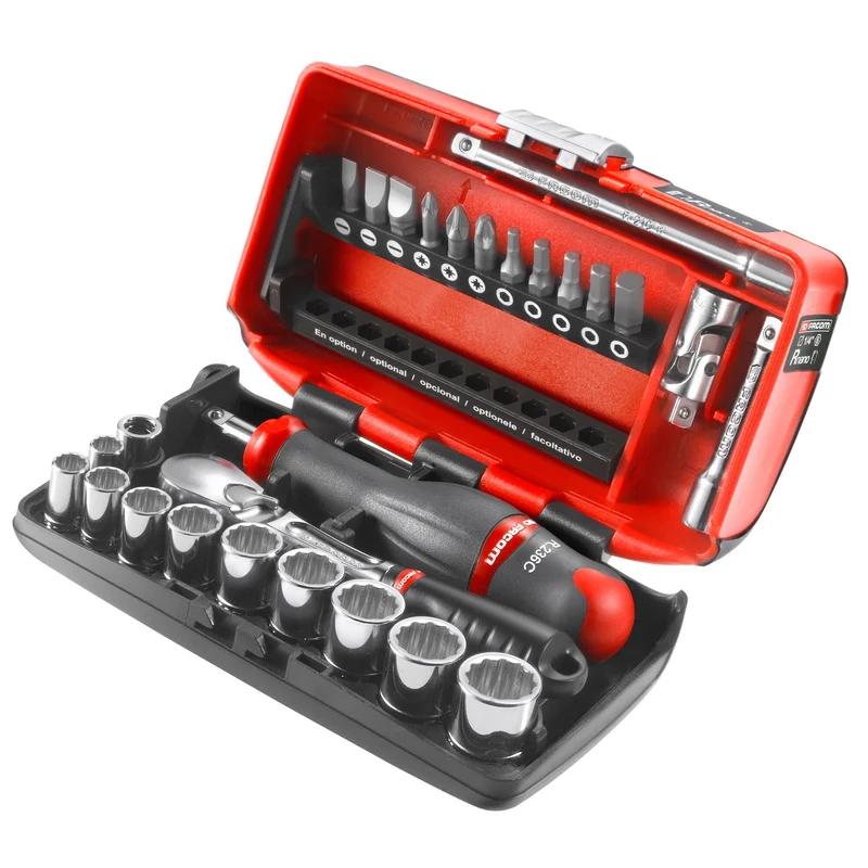 [RL.NANO112] Coffret douilles, 12 pans métriques, 1/4"