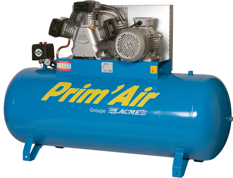 Compresseur fixe triphasé 4CV 35m³ /h - Prim'air WM 35/270 Lacmé - Réservoir 270L - 160900 Lacme