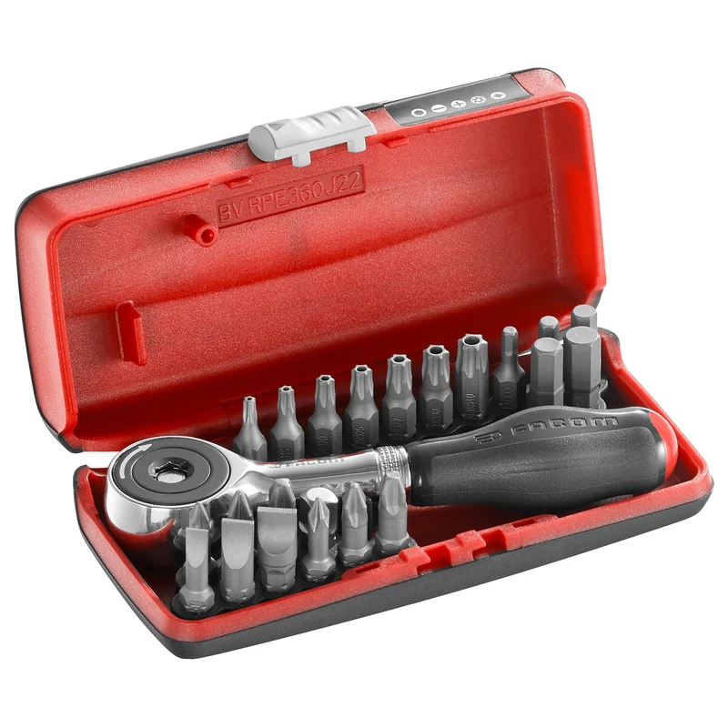 [R.PE360J22] Jeu d'embouts 1/4'' - 22 pièces - R.PE360-