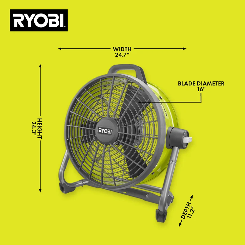 ONE+ 18V Hybrid 18" Air Cannon Drum Fan