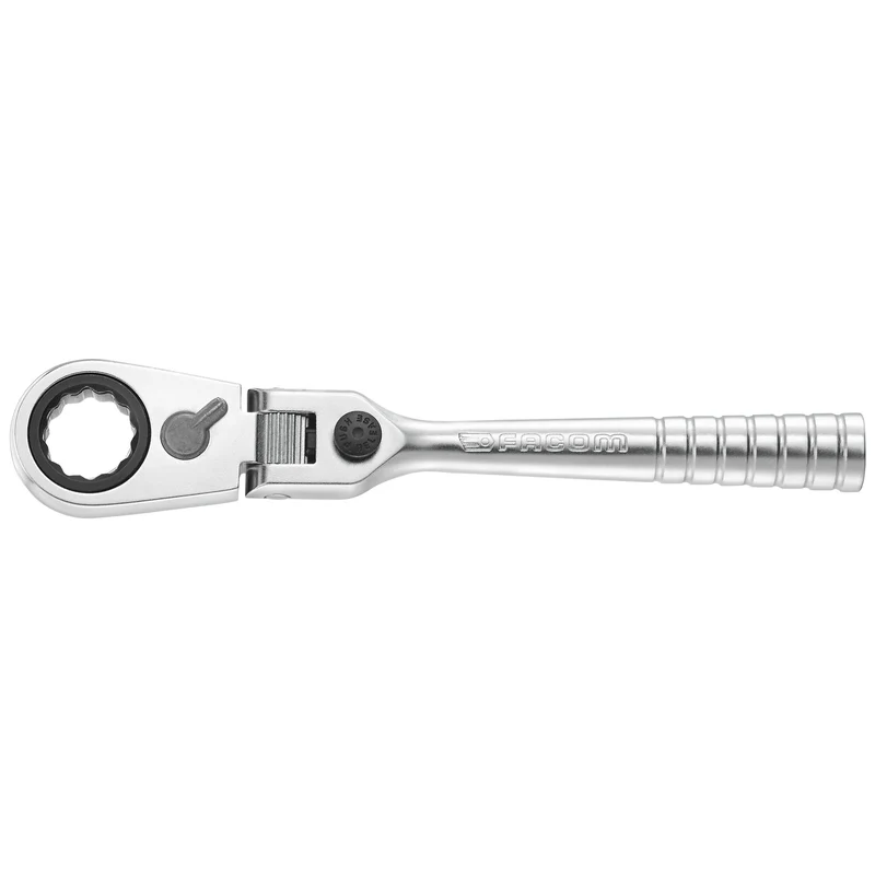 [R.180HX] Cliquet à tête flexible 180°, ultra-compact pour douilles 1/4", série HX, 1/4''