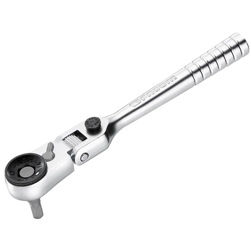 [R.180] Cliquet 1/4'' ultra-compact tête flexible 180° pour embouts 1/4"