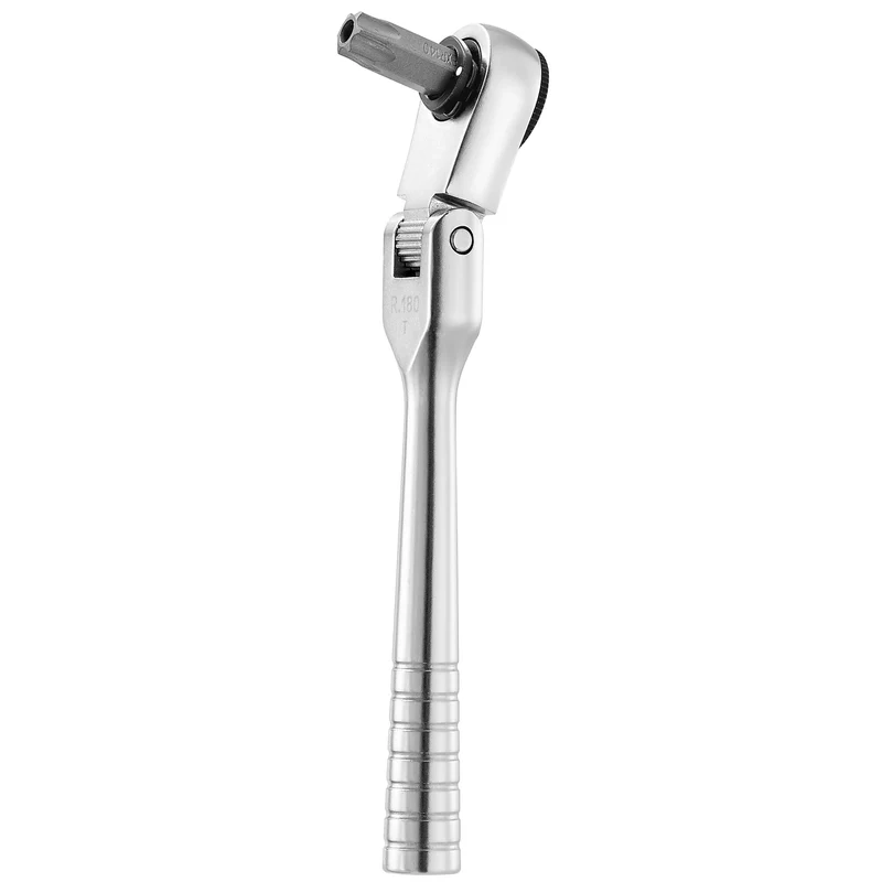 [R.180] Cliquet 1/4'' ultra-compact tête flexible 180° pour embouts 1/4"