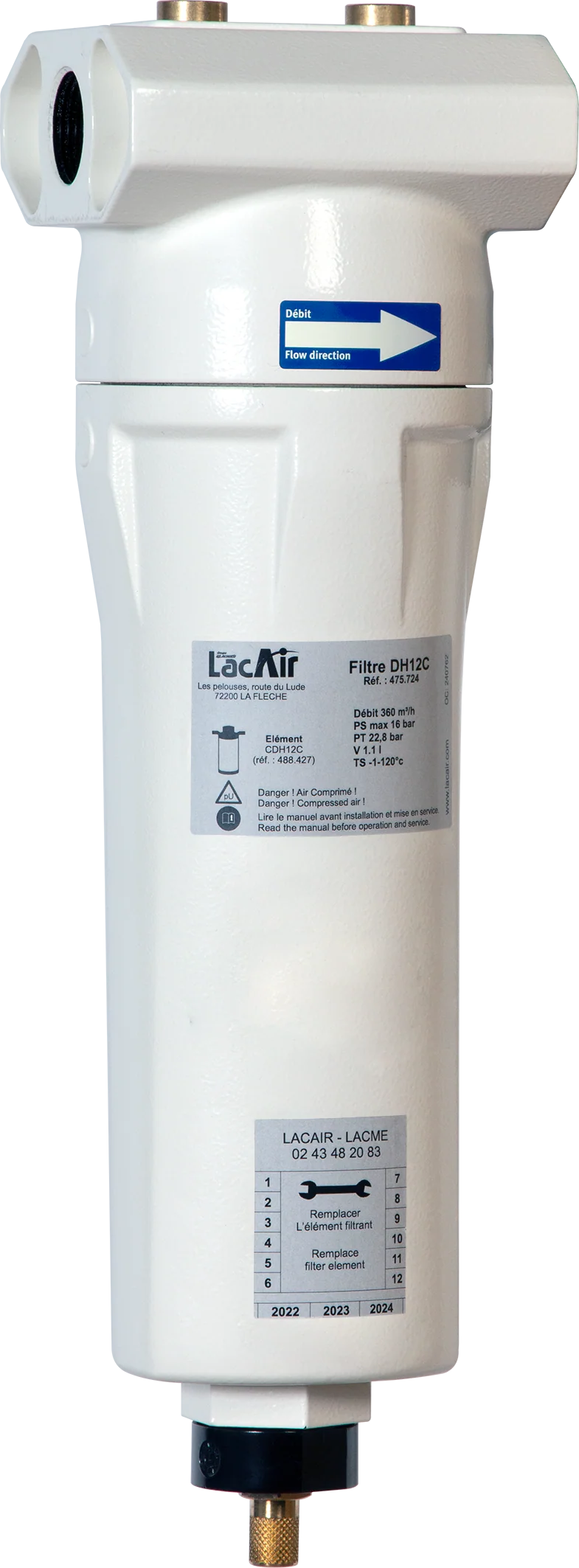 Filtre Déshuileur Dh12C -3/4'' 475724 Lacme