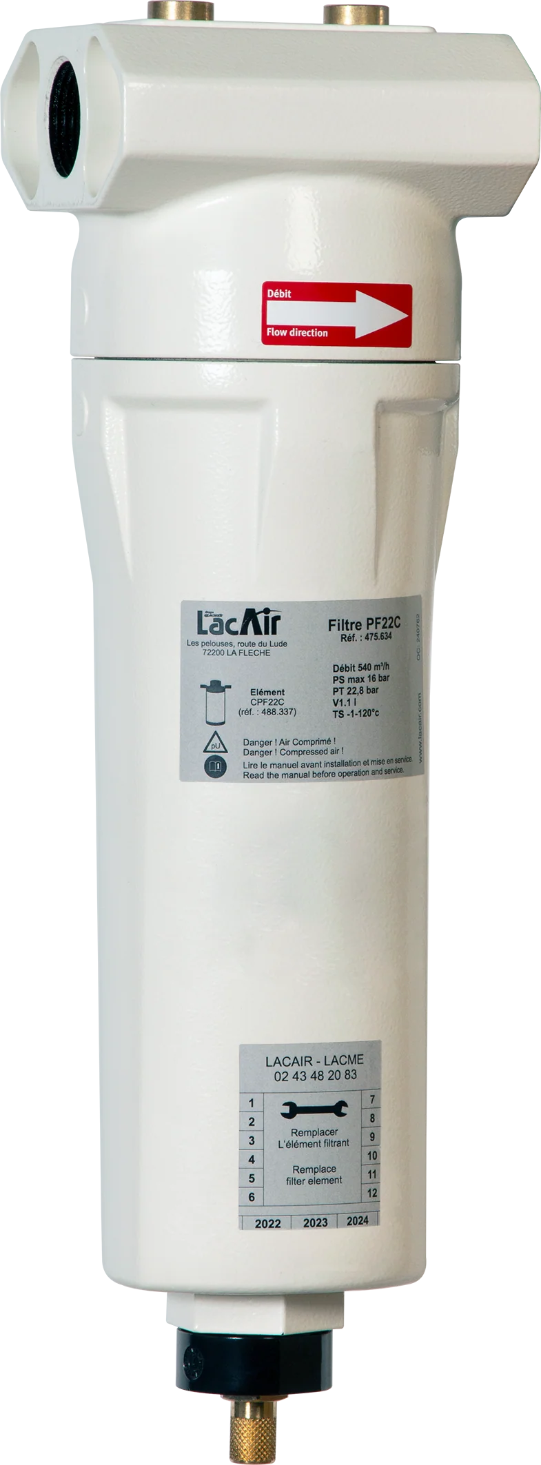 Pré-Filtre Pf22C - 1'' 475634 Lacme