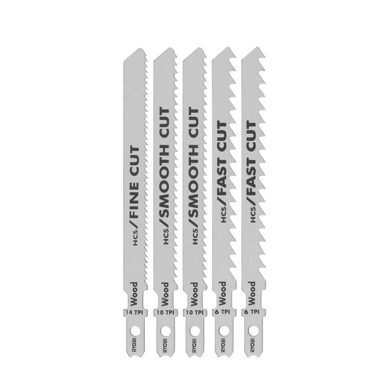 5 PC. General Purpose Jig Saw Blade Kit