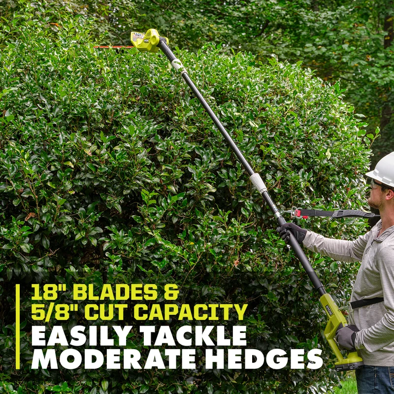 18V ONE+ 18" Pole Hedge Trimmer Kit