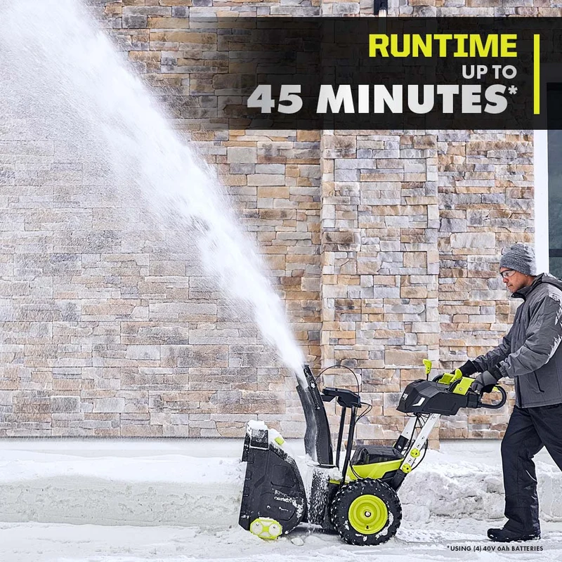 40V HP Brushless Whisper Series 24" Two-Stage Snow Blower Kit