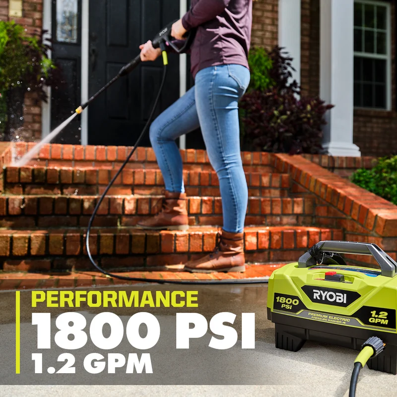 1800 PSI 1.2 GPM Electric Pressure Washer