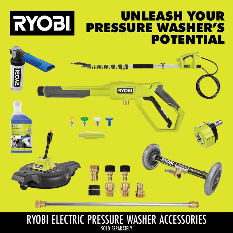 1800 PSI 1.2 GPM Electric Pressure Washer
