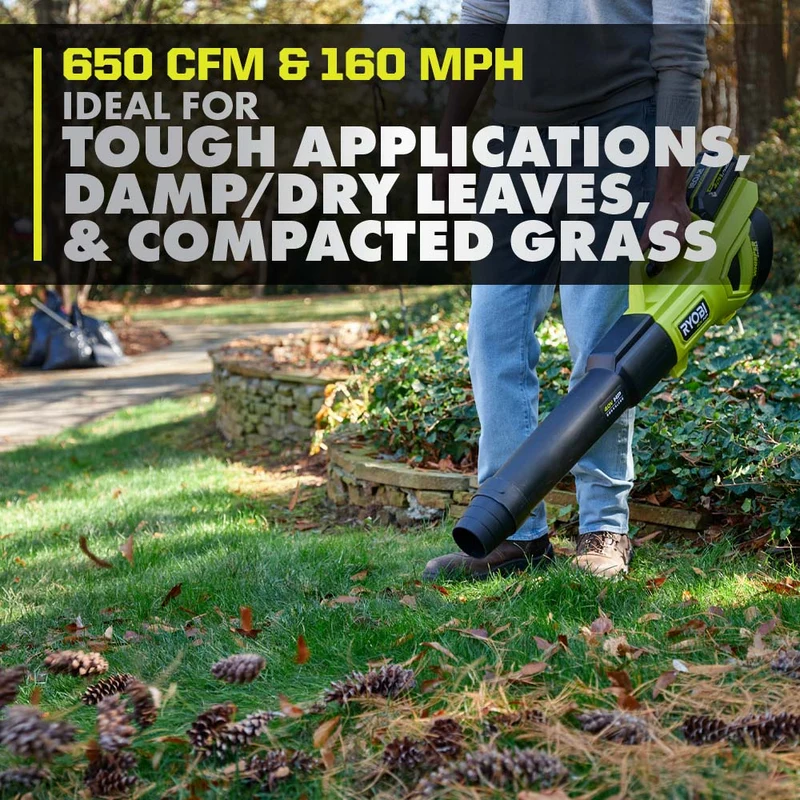 40V HP Brushless 650 WHISPER SERIES CFM Blower