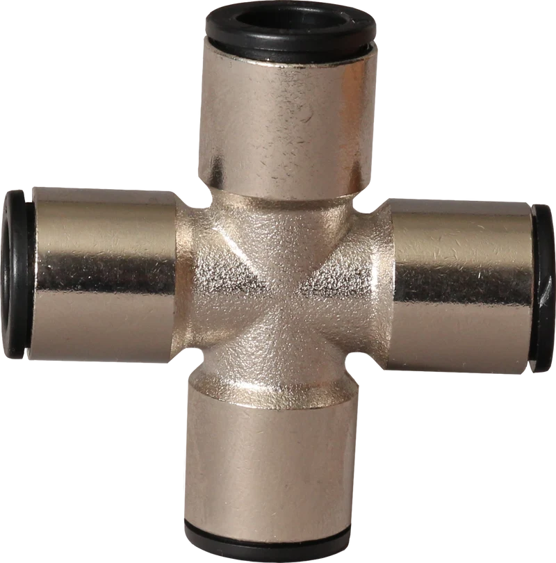 Rit7008 : Mini Raccord Instantané - Croix - Pour Tubes Dn8 409610 Lacme