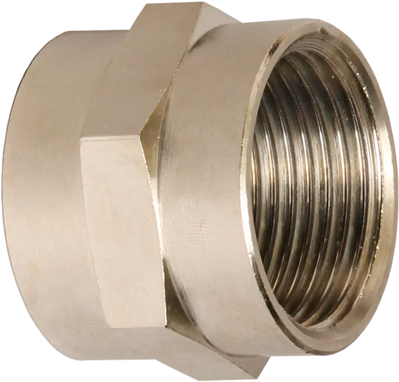 "Manchon Simple : 1"" Femelle - En Laiton Nickelé (Vrac Par 358010 Lacme