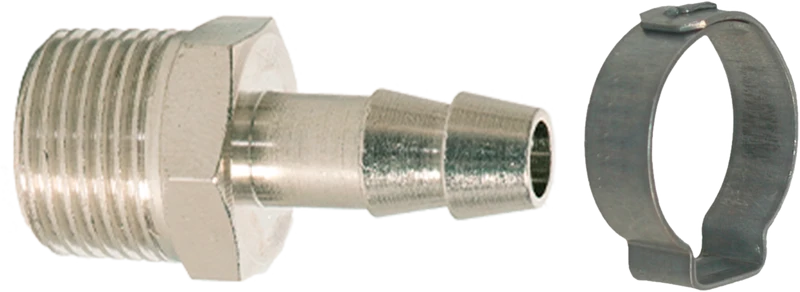Rac 240 Cannelé: Tuyau Intérieur Ø8Mm - 3/8"M 351510 Lacme