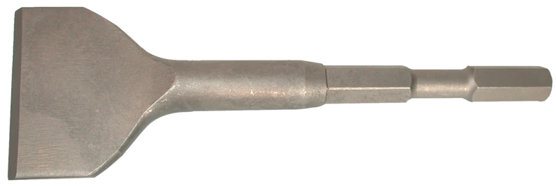 Burin Hexagonal Plat 70X220Mm Pour Décapeur Ref: 346 904 348904 Lacme