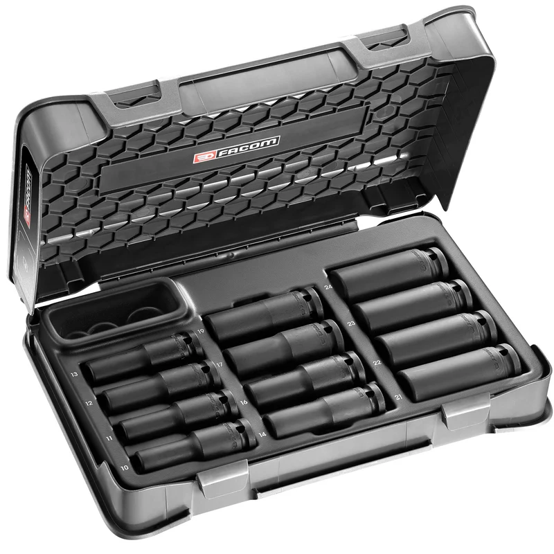 [NS.405B] Coffret douilles 1/2 impact 6 pans 10-24mm