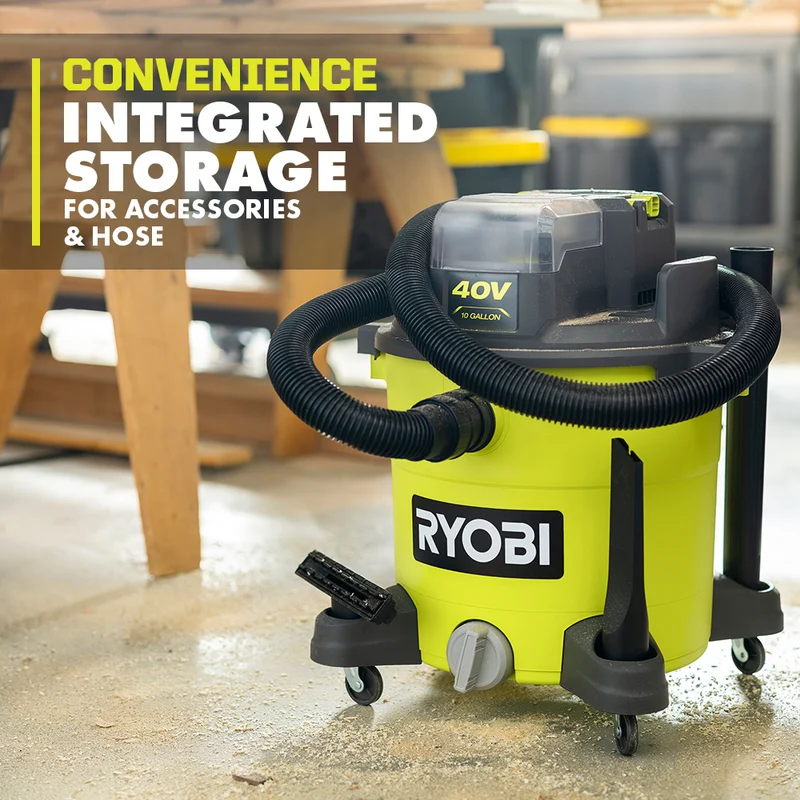 40V 10 Gallon Wet/Dry Vacuum Kit