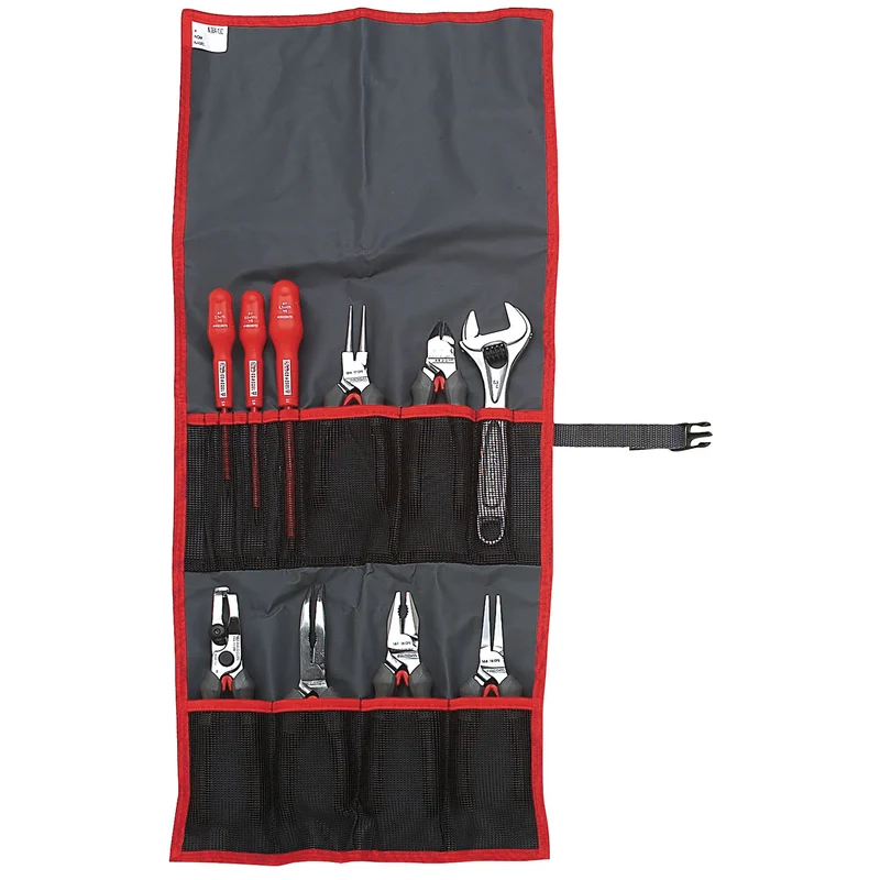 [N.38A-10C] Trousse en nylon - 10 pochettes