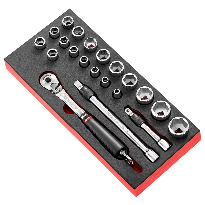 [MODM.SL1SLS] Module douilles 1/2, 21 pièces, SLS