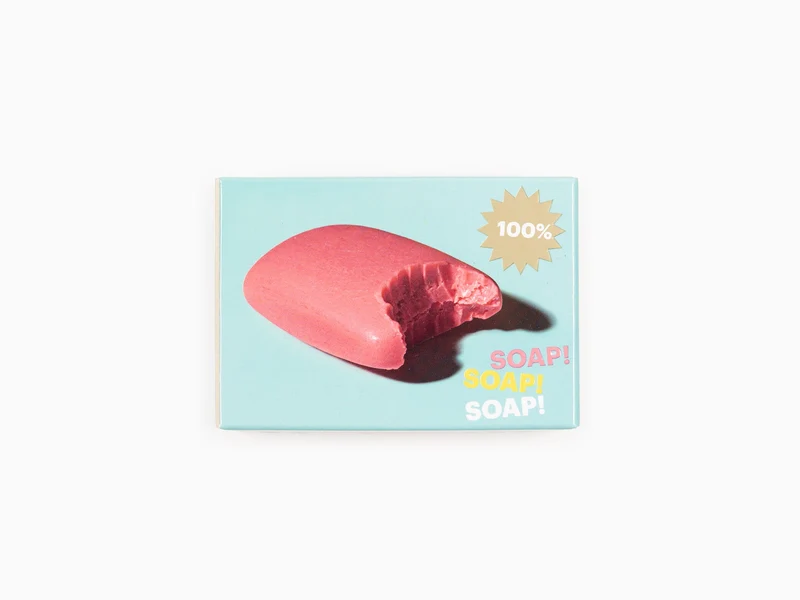 Seletti porte Toiletpaper - Bite soap (rose)