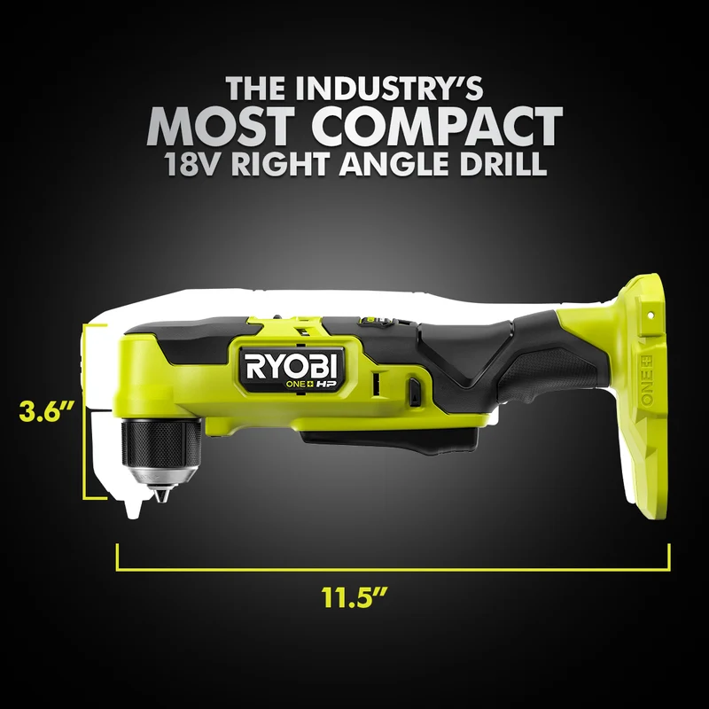 18V ONE+ HP Compact Brushless 3/8" Right Angle Drill