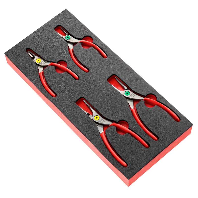 [MODM.PCSNPB] Module mousse de 4 pinces Circlips® droites