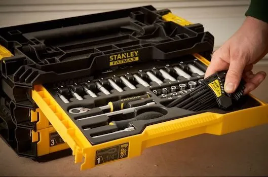Boite à outils 3 tiroirs complète 126 pcs - PRO-STACK FMMT98107-1 STANLEY