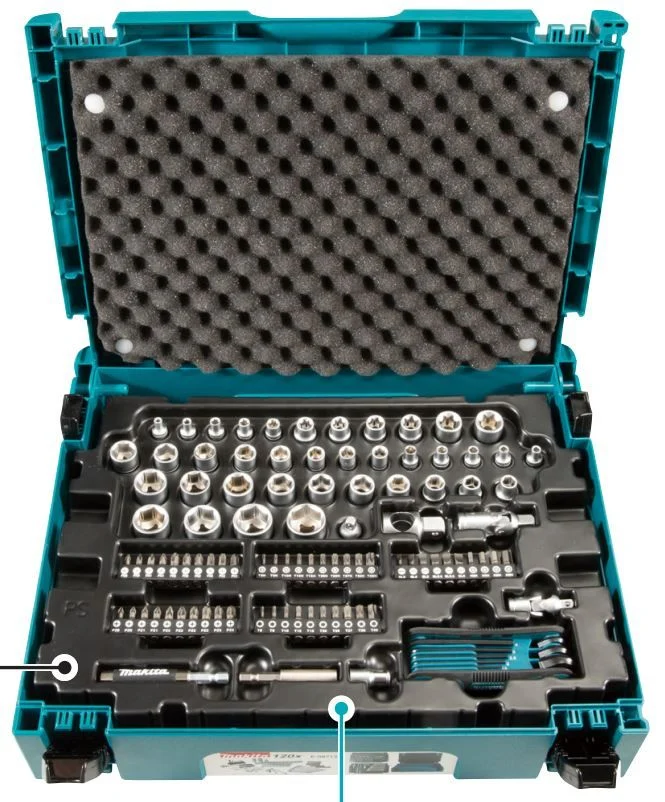 COFFRET MAKPAC OUTILLAGE À MAIN 120 PCS - E-08713 - Makita