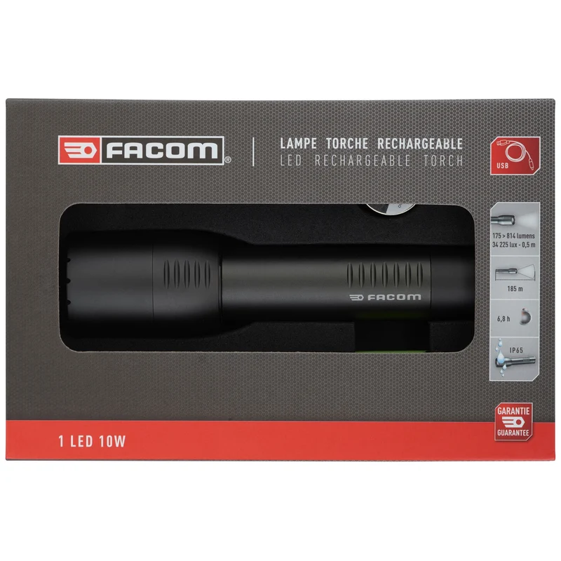 [779.CRTPB] Lampe torche à LED rechargeable compacte