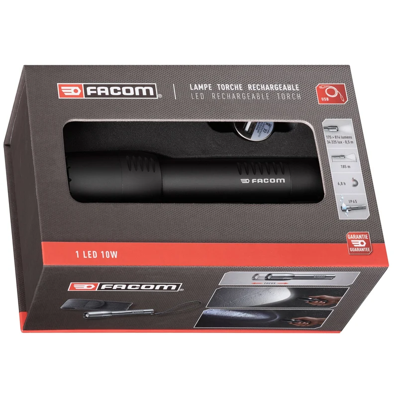 [779.CRTPB] Lampe torche à LED rechargeable compacte