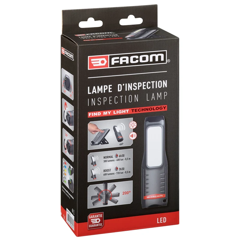 [779.CL5PB] Lampe d'inspection « Find My Light », 600 lumens
