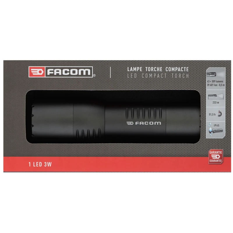 [779.CBTPB] Lampe torche compacte, 3 watts LED, 309 lumens