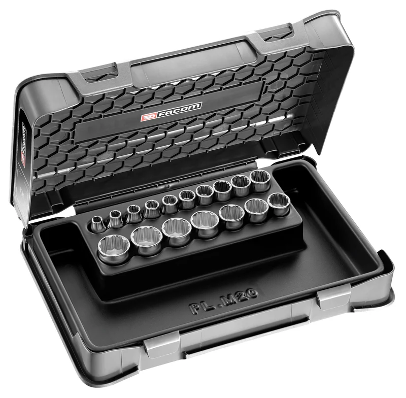 J - Jeu de douilles 3/8 en coffret J.404 Facom"