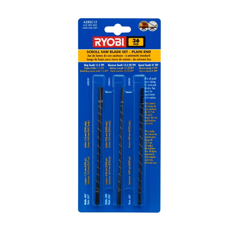 Scroll Saw Blades - 36 Pack